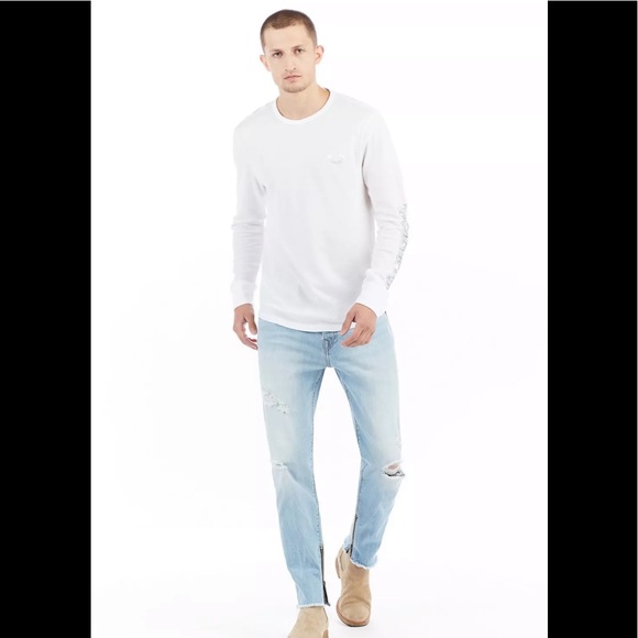 True Religion Other - True Religion Finn Men’s Frayed Skinny Jeans